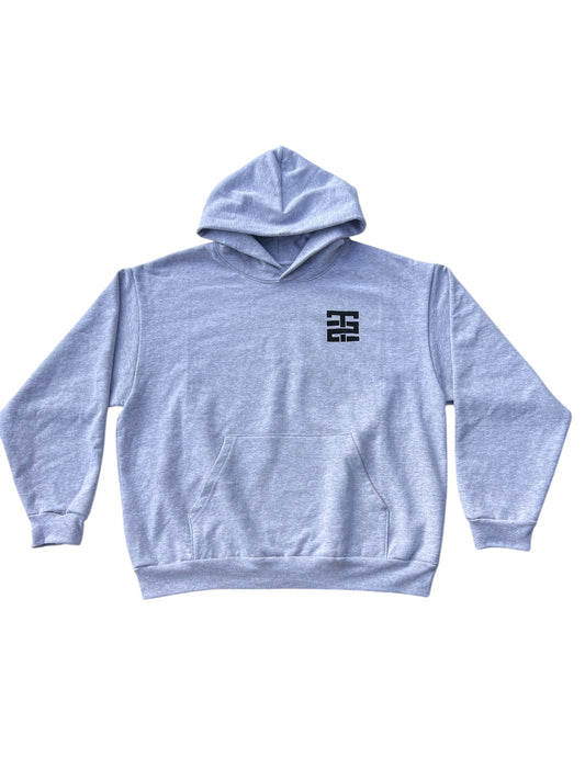 Ash Grey "Turn2 Monogram" Hoodie